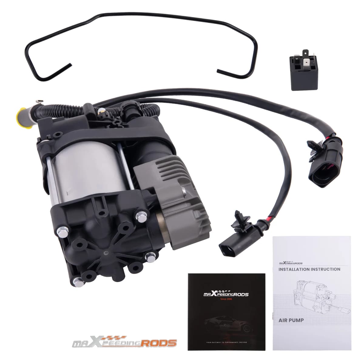 Air Suspension Compressor For Audi A6 C5 Allroad 2001-2005 4Z7616007A W/ Relay Shock Absorber Parts