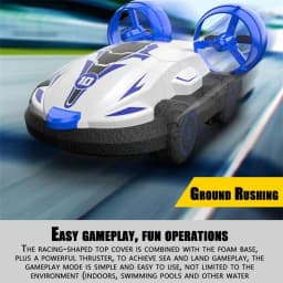 Remote Control Car For Kids Portable RC Car Waterproof Drift Auto Fast Drone Boat Hovercraft Vehicle Stunt Auto For Boys Girls
