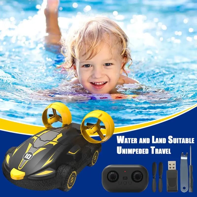 Remote Control Car For Kids Portable RC Car Waterproof Drift Auto Fast Drone Boat Hovercraft Vehicle Stunt Auto For Boys Girls
