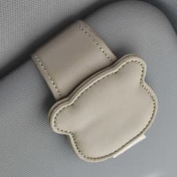 Car Sunglasses Holder Car Magnetic Leather Clip Card Ticket Holder Auto Sun Visor Glasses Box Decoration Accessories Universal
