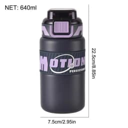 Water Bottles Straw Lid Stainless Steel Water Bottles Large-Capacity Leak Proof Water Cup Handle Travel Mug With Traw Lid Handle