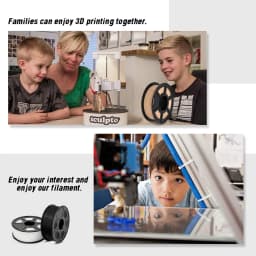 JAYO 3D Printer Filament PETG PLA HSMPETG PLA PLUS 1.75mm 5Rolls 3D Printing Materials for 100% No Bubble &FDM 3D Pen DIY Gift