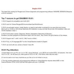 Diagbox V9.68 V9.91 V8.55 V9.96 Diagnosis V7.83 PP2000 V48/V25 Lexia-3 For Citroen/Peugeot Car Diagnostic Tool Software Download