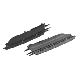 Artudatech 2PCS Front Fog Light Cover Bezel Grill Grille Fit for Audi A6 4G C7 2012-2015