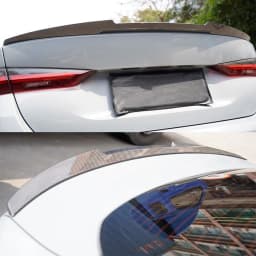 Rear Tail Wings For 2021-2024 BMW G26 430i Gran Coupe i4 M4 Style Highkick Trunk Spoiler Carbon Fiber Look Magickit