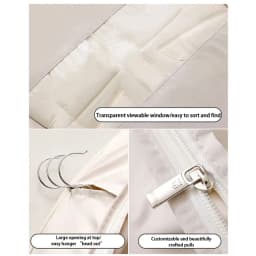 Hanging Down Jacket Compression Bag Wrinkle-Free Storage Solution Down Jacket Compression Dust Cover light pink130*58*15