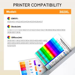 302XL hp Ink Cartridge 302 XL Ink Cartridges Black and Tri-Color Combo Pack for Deskjet / Officejet / Envy Printer Suppliers