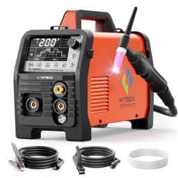 HITBOX TIG200Pro Cold Welding Machine 6 in 1 MMA HF Pulse TIG Welder Automatic Semi-automatic 220V IGBT Inverter