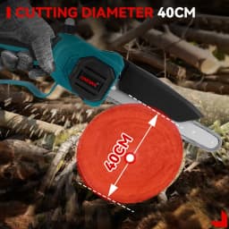 Brushless 8Inch Telescoping Pole Electric Chainsaw Oil Device High Branch Saw Garden Pruning Power Tool For Makita Battery Pin