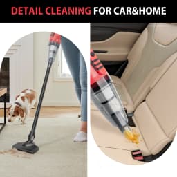 5000W Cordless Car Vacuum Cleaner with Batteries, USB Car Hoover Hand Held Vacuum Cordless Car Vacuum Cleaner 5500PA Suction