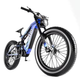 HEZZO K9 Carbon fiber Adult Electric Bike 1500W Motor E-Mountain bike 52V21AH Battery Electric Bicycle 26''Fat Tire Men's E-bike