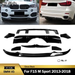 MagicKit Front Splitter & Rear Diffuser Lip Aero Body Kits for BMW X5 F15 2013 2014 2015 2016 2017 2018 M Performance Bumpers