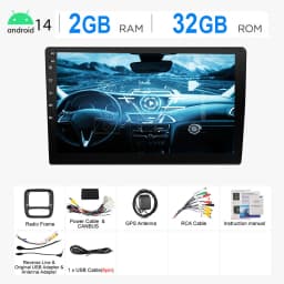 9"Android15 4+64G Car Radio Stereo For Opel Vauxhall Vivaro B Renault Trafic NV300 GPS Navi Bluetooth wrieless Carplay WIFI RDS