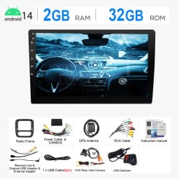 9"Android15 4+64G Car Radio Stereo For Opel Vauxhall Vivaro B Renault Trafic NV300 GPS Navi Bluetooth wrieless Carplay WIFI RDS