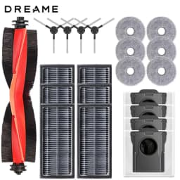 Dreame L10s Ultra Gen 2 / L30s Ultra Robot Vacuum Spare Parts Main Side Brushes Mop Cloths HEPA Filters Dust Bags Accessories