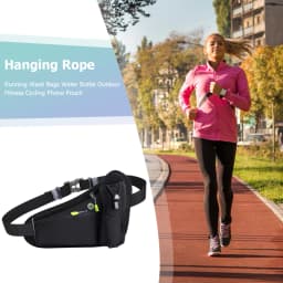 Running Waist Bags Water Bottle Holder Hydration Belt Bag Cell Phone Jogging Cycling Bag For Men Women Sports Fanny Pack Gym Run