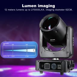 POLET Bulbs Light 7rBeam Moving Head Light Sharpy MINI Stage Decoration For Fashion Show Wedding Party Music Festival djlighting