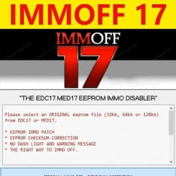 HOTsell IMMOFF17 Software with Keygen Unlimited Install EDC17 Immo Off Ecu Program NEUROTUNING Immoff 17 and Install Video Guide