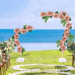 2PCS Balloon Stand Arch Frame Free Bending Balloon Stand W/Base 1.5+2M DIY Tube Wedding Baby Shower Birthday Party Decor