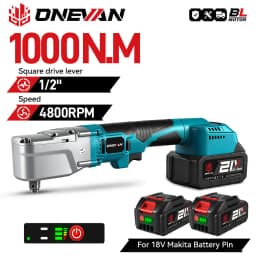ONEVAN Brushless Electric Ratchet Wrench 1/2'' 1000NM Removal Screw Nut 4800RPM Car Repair Power ToolFor Makita 18V Battery Pin