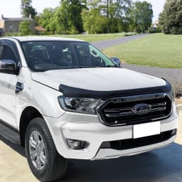 Front Bug Shield Hood Deflector Bonnet Guard Bonnet Protector for Ford Ranger 2015-2022 Wildtrak XLT XLS XL SPORT