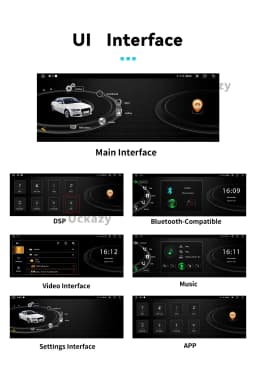 Android 14 CarPlay For Audi A6 C7 A7 2012~2018 MMI 3G RMC Car Multimedia Player Navigation Auto Radio Stereo GPS Touch Screen