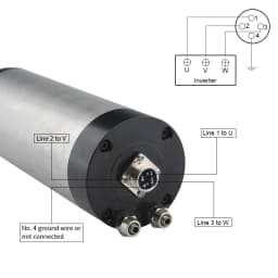 CNC Router Engraving Milling Kit 1.5KW ER16 CNC Water Cooled Cooling Spindle Motor For Woodworking Machine