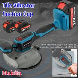 2 Batteries Professional Tile Vibrator Suction Cup Tiling Laying Machine Tools