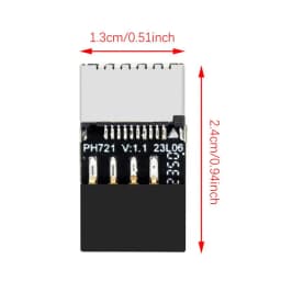 USB C Motherboard Adapter TYPE-C socket 9-pin Chassis motherboard USB2.0 9PIN High-Speed Male to Type-E Female Extension Adapter