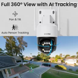 ZOSI 3K Wi-Fi 6 Wireless Security Camera System 8CH 4K NVR 8MP/5MP Pan/Tilt CCTV IP Cameras Outdoor Home Video Surveillance Kit