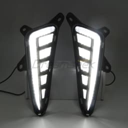 LED DRL Day Light for Toyota C-HR CHR 2017 2018 2019 Daytime Running Light Fog Lamp with Dynamic Sequential Turn Signal TYPE 7