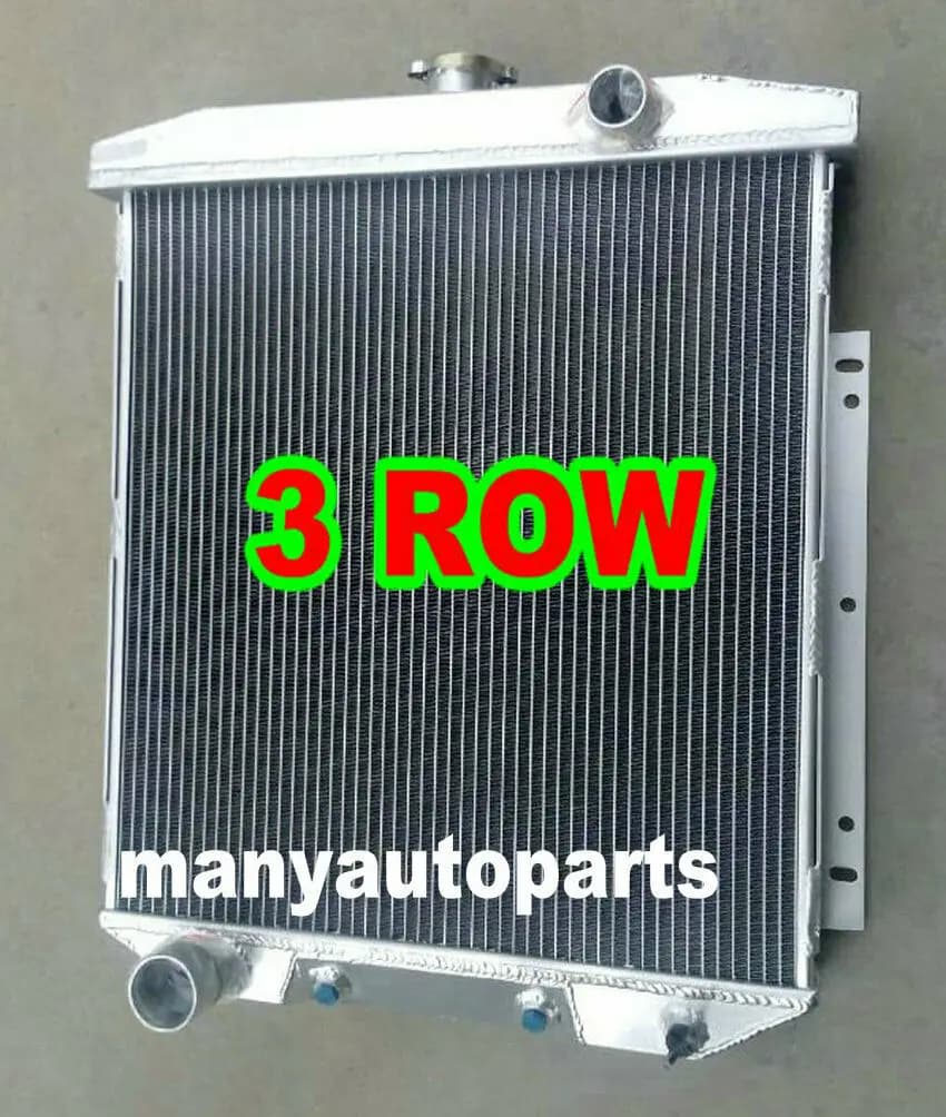 1954-1956 For Ford Fairlane Car Sedan Wagon Mainline 54 55 56 Aluminum Radiator