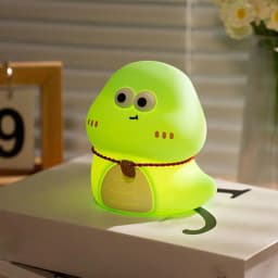Night Light For Kids Room Cute Snake Touch Lamp Silicone Night Light Soft Nursery Bedside Lamp Rechargeable Reading Light For