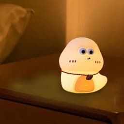 Night Light For Kids Room Cute Snake Touch Lamp Silicone Night Light Soft Nursery Bedside Lamp Rechargeable Reading Light For