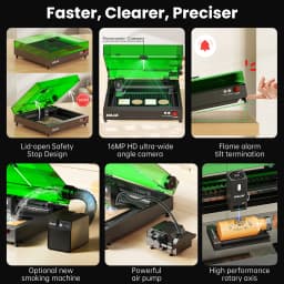 DAJA A8 Laser Cutter Engraver High precision Business Efficient Laser Engraving Machine for Metal Wood Acrylic Glass leather