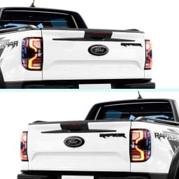 ABS Car Tailgate Cover For Ford Ranger T9 2023 2024 XLT XL XLS Matte Black Rear Door Handle Bowl Trims 4x4 Next Gen Accessories