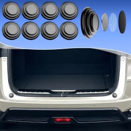 8pcs Universal Car Door Shock-absorbing Silent Gasket Closing Door Shock-proof Pads Anti-collision Strips Door Edge Protector