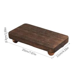 Wooden Display Shelf Stackable Storage Holder for Photo Album Decorative Home Decoration Organizer Rack for Aromatherapy Candle