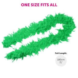 Green Glitter Cowboy Hat + Feather Boa - St Patricks Day, Six Nations, Irish/Ireland Celebrations - Fancy Dress Accessories Set