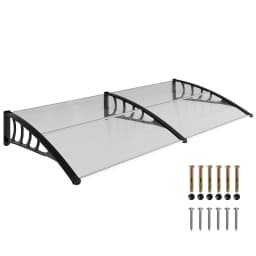 Outsunny Door Canopy Outdoor Awning Rain Shelter for Window Porch