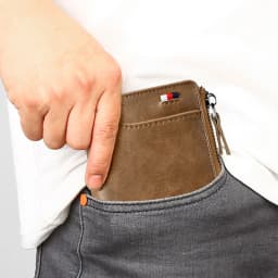 RFID Blocking Card Holder Case Anti-Theft Clutch Short Men's Leather Wallet