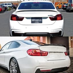 Rear Tail Spoiler Wings Glossy Black For BMW 4 Series F32 F82 M4 Coupe 2014-2020 MP Style Rear Wing Trunk Spoiler Lid Magickit
