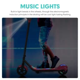 Mankeel MK029 Electric Scooter, 6.5'' Foldable E-Scooter for Kids Ages 6-12, 110W Max 14KM/H 5-8KM Range, Folding E-Scooter