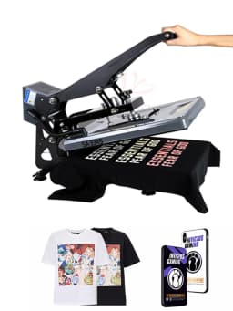 Manual Heat Press Machine 25X30CM Semi Automatic Heat Transfer Ironing Machine 33x45CM for t-shirt transfer design and artwork