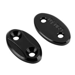 Artudatech Black mirror delete blanking block off plates fits Kawasaki ZX-6R ZX6R 2003-2004