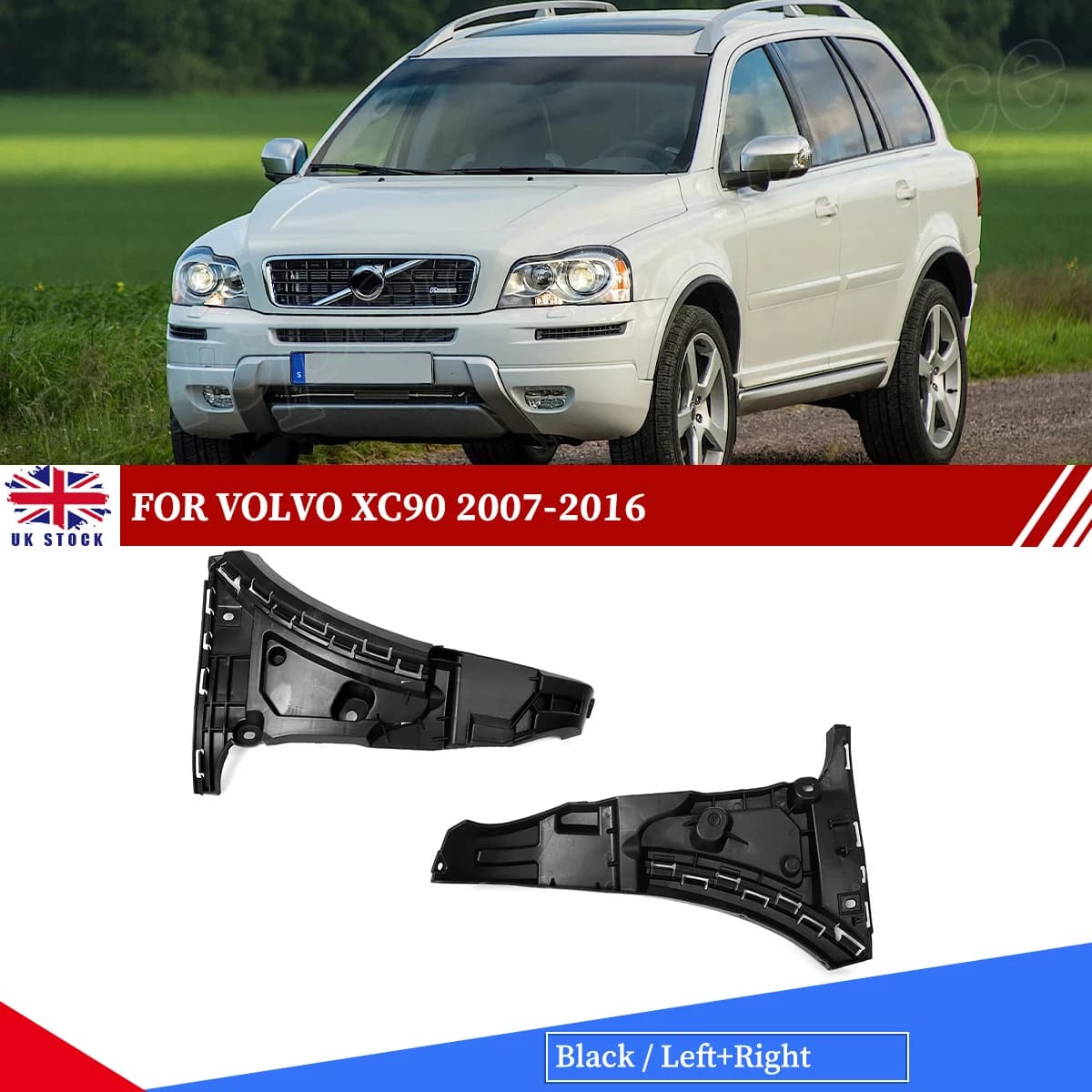 30698129 Front Bumper Mounting Bracket for Volvo XC90 2007 2008 2009 2010 2011 2012 -2016 Front Bumper Bracket Holder 30698128