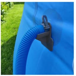 Original Pool Pipe Fixing Holder Pool Hose Support Hose Outlet Mount with Cable Tie Clamp for Intex Above Ground Pool Accessory