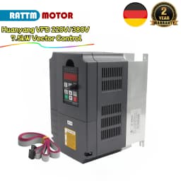 【EU Stock】Huanyang GT Series Inverter VFD 220V 10HP 7.5kW 34A Vector Control Variable Frequency Drive CNC