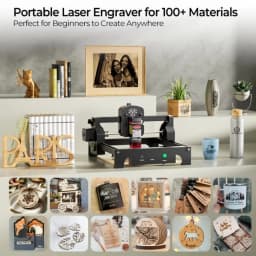 ACMER S1 6W Laser Engraving Machine 2.5/3.5W/6W Versatile Engraving Wood Lacquered Metal Leather for Hobbyists and Professionals