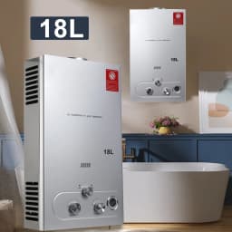 Hot Water Heater Instant Gas Water Heater Propane Gas Boilerr 6-18L Home Appliance Heaters Outdoor Camping With Shower Head Kit